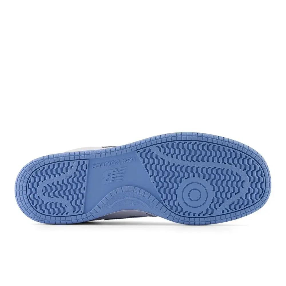 NWT New Balance Men's BB80 V1 Court Sneaker, White/Light Blue, 7 M